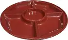 VTG CHIP N DIP VEGGIE SNACK APPETIZER LAZY SUSAN TRAY PLATTER SUPER BOWL PARTY