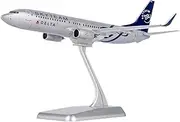 Pre-Built Model Aircraft 19CM 1/200 for Delta Airlines B737-800 N3761R SkyTeam Realistic Airplane Replica Scale Diecast Model Aircraft Kit Miniature Airplane Model