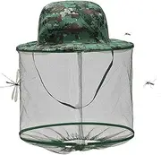 Summer Mosquitoes Cap - Summer Mosquitoes Cap | Head Mesh Cap for Fishing and Hiking,Fishing and Hiking Cap for Men and Women, Foldable Outdoor Fishing Cap with an Adjustable Chin String