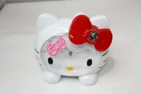 在飛比找樂天市場購物網優惠-大賀屋 Hello Kitty 鬧鐘 音樂 紅 台灣製 時鐘