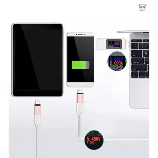 KWS-MX18L 測表儀彩屏USB測試儀 充電器檢測儀電壓電流表 黑色
