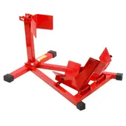 Front Wheel Chock for Motorcycle Trailering and Storage Heavy-Duty