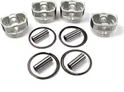 4pcs G4KE 2.4L Engine Pistons Rings Set Compatible With 2007–2019 Hyundai Kia Sonata Sorento 23410-2G200 23040-2G200 23410-25201 23410-2G201
