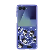 Galaxy Z Flip7 Impact Magnetic Case Cat Skateboard
