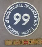 The NINETY-NINES INTERNATIONAL ORGANIZATION OF WOMEN PILOTS 4" Patch