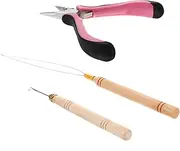 OATIPHO 3pcs Hair Extension Tool Portable Bead Looper Tool Pliers Lightweight User Friendly for All Skill Levels
