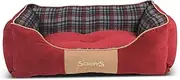 Scruffs Dog Highland Box Bed, Large, Red