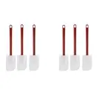 6Pack Spatulas Silicone Heat , Spatula Silicone , Rubber Scraper5218