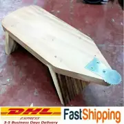 Ancient Coconut Grater Shredder Wood Scraper Thai Food Oil Portable Grinder DHL