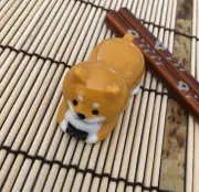 Shiba Dog Chopstick Rest Set / DECOLE Brown