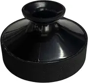 CoudarTitie Alto Saxophone Mute Accessories, Portable, Lightweight, Noise Canceling, Easy to Install, for Instrument Practice, Professional Adults, Black