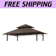 Waterproof Grill Gazebo Replacement Canopy for Model L-GG001PST-F - Brown