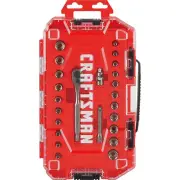 Craftsman Socket Wrench Set,1/4" Drive,24 pcs. CMMT12028 Craftsman CMMT12028