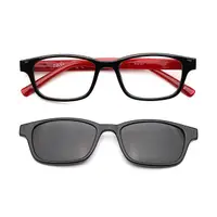 在飛比找誠品線上優惠-【 Z．ZOOM 】老花眼鏡 磁吸太陽眼鏡系列 時尚矩形粗框