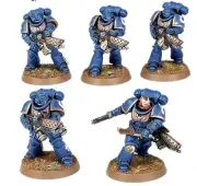 Warhammer - Leviathan - Space Marine - Monopose Infernus Marines