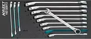 Hazet 163-509/12 Ratcheting Combination Wrench 12-Pieces Set, 8-19 mm Size