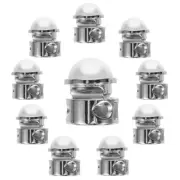 10Pcs Spring Cord Locks Clothes Rope Metal Spring Buckles Cord Buttons Metal