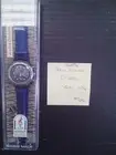 Swatch Originals Brand New 1997 Aqua Chrono SBM108 NOS 1997 needs battery