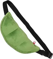 [Minkissy] Pack Pea Shaped Funny Pack Crossbody Bag for Men Adjustable Strap Sling Bag for Boys for Daily Use for Phones Keys and Essentials