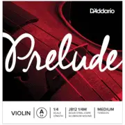D'Addario Prelude Violin Single A String 1/4 Scale, Medium Tension