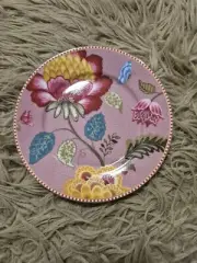 NEU Pip Studio Teller Floral Fantasy Pink Rosa 17 Cm Flacher Teller
