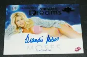 2017 Benchwarmer BRANDIE MOSES Dreamgirls SWEET DREAMS Blue Foil Auto/5 PLAYBOY