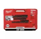 Milwaukee 49-66-7009 SHOCKWAVE 3/8" Impact Duty SAE/Metric Socket Set - 43 PC