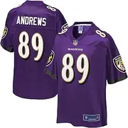 Men's Mark Andrews Purple Baltimore Ravens Pro Line Jersey