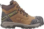 [Amblers Safety] Quarry Safety Boot Brown UK 10 Brown