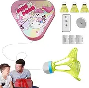 Badminton Training Equipment, Badminton Practice | Single Badminton Coach - Portable Badminton Practice Equipment with Luminous Ball Badminton Training Set Badmi Training Set