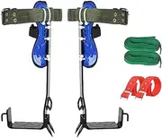 Climbing Equipment Kit, Tree Climbing Spur | Professional Adjustable Climbing Pizes, Safe Climbing Equipment with Non Slip Pedals for Outdoor Activities
