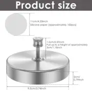 Burger Press with 100 Patty Papers Stainless Steel Hamburger Patty Maker jegDH