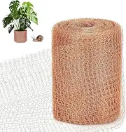 SKIKHN Copper Tape Against Snails, 12.7 cm x 12 m, Encrypted Copper Tape, Snail Fence, Metal, Snail Protection, Raised Bed, Cuttable Copper Wire Copper Wool for Snail Repellent, Mice, Rodent Repellent