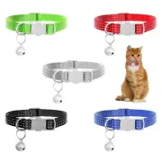 5 PCS Reflective Cat Collar Breakaway, Breakaway Dog Collar, Cat Collar with ...