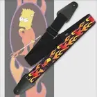 The Simpsons GUITAR STRAP Devil Bart Flame OFFICIAL MERCHANDISE 2" NYLON STRAP