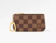 NEW LOUIS VUITTON Key Pouch Cles Damier Ebene Coin Card Wallet HOT GIFT❤️