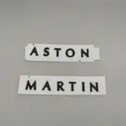 Aston Martin DBX & DBS Superleggera Script Badge Rear​ Emblem Grossy Black (for: Aston Martin)