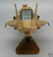 Colonial Raptor Battlestar Aircraft Desktop Wood Model Regular Free Shipping