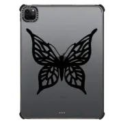 iPad Pro 11-inch (3rd/4th gen) iPad Impact Case Butterfly Black on White