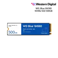 在飛比找蝦皮商城優惠-WD 藍標 SN580 500G Gen4 NVMe PCI