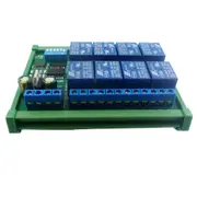 DC 12V 8 Channel RS485 Relay Module DIN35 C45 Rail Box with Case