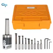 Boring Tool Set Two In Head 3MT Shank & 1/2" Boring Bar Set