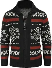 [Generic] Men's Casual Sweater Cardigans Zipper Knitted Sweater