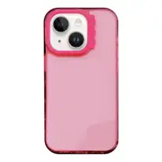 For Iphone 15 Colorful Wavy Circle Pc Hybrid Tpu Phone Case