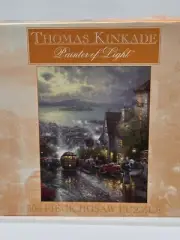Thomas Kinkade 300 Piece Puzzle Hyde Street & The Bay San Francisco New