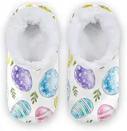 [Caihoyu] Kids Girls Boys Closed Back House Slippers Fuzzy Fleece Anti-Skid Sole Spa Slippers House Shoes Hotel Travel Bedroom Airplane Party
