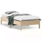 Bed Frame 90x190 cm Solid Wood Pine vidaXL