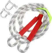 Alipis Emergency Tow Strap with Hooks Capacity Elastic Tow Rope for Off Road Use Durable Binding Tape High Elasticity Safety Hooks for Towing Cars and Trucks