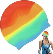 Swimming Hat | Intensive Training Hat | 3D Ergonomic Design Water Sports Headgear for Women Men Boys Girls, Flexible Swim Gear