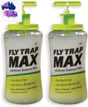 ! Fly Trap Max – Extra Large Reusable Outdoor Fly Trap - 2 Traps